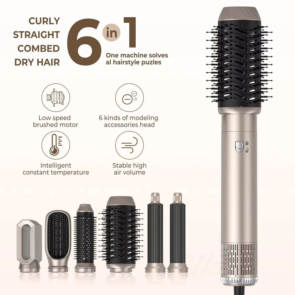 6-in-1 Multi-Function Hair Styling Tool